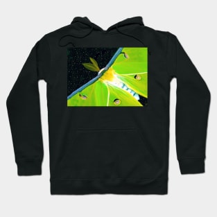 Night of the Luna Moth Hoodie